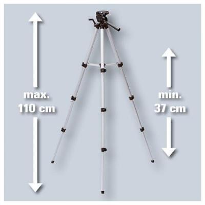 TREPPIEDI TELESCOPICO PER LIVELLE LASER ATTACCO 1/4 ALTEZZA REGOLABILE 37-110CM