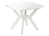 TAVOLI TAVOLO IN RESINA NILO CM.80x80xH72 ARREDO GIARDINO