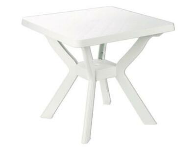 TAVOLI TAVOLO IN RESINA NILO CM.80x80xH72 ARREDO GIARDINO