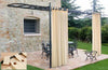 TENDA GAZEBO CON BRETELLE CON BOTTONI CM.160X270 COLORE PANNA