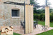 TENDA GAZEBO CON BRETELLE CON BOTTONI CM.160X270 COLORE PANNA