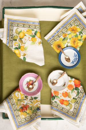 Tessitura Toscana Telerie Set 4 Tovaglioli Amalfi