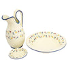 TRIS CERAMICHE PER LAVABO VECCHI LAVABO FANTASIA AVANA BROCCA/PIATTO/PIATTINO