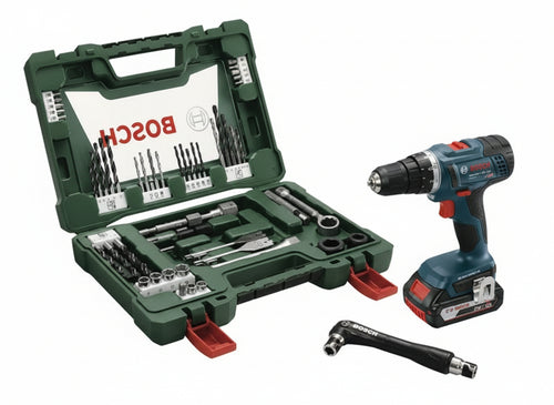 VALIGETTA + SET ACCESSORI BOSCH 68 PZ AVVITARE FORARE TAGLIARE