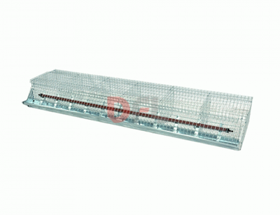 GABBIE GABBIA CONIGLI INGRASSO OTTO FORI PER 16 CONIGLI CM. 200x40xH30