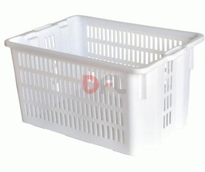 CASSETTA CESTA PER PANE CON MANICI LT. 50 IMPILABILE CM. 55X43X31H