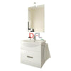 MOBILE BAGNO TUDORA BASE CM. 57X42X65H CON SPECCHIO CM. 52X70