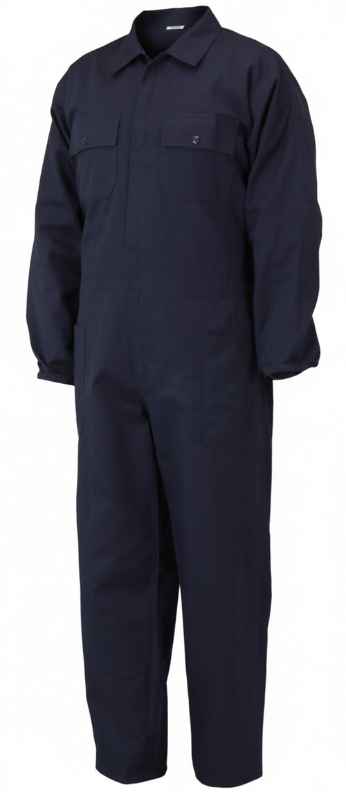 TUTA DA LAVORO STANDARD CON CERNIERA 100% COTONE