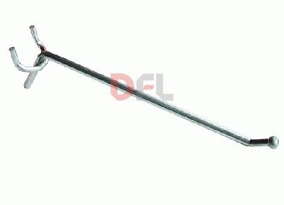 GANCI GANCIO IN FERRO PER PANNELLI FORATI PORTAUTENSILI CM.20 3.8 MM PZ 100