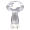 Vaso trasparente Ufo in vetro per fiori e piante, decorazione da interno ed esterno, 40 x h 22 cm