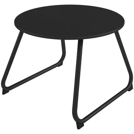 Tavolino da Esterno in Metallo Nero KJ684G-311V00BKKJ6 , basso nero bianco marrone grgio design moderno sala moderno alto rotondo