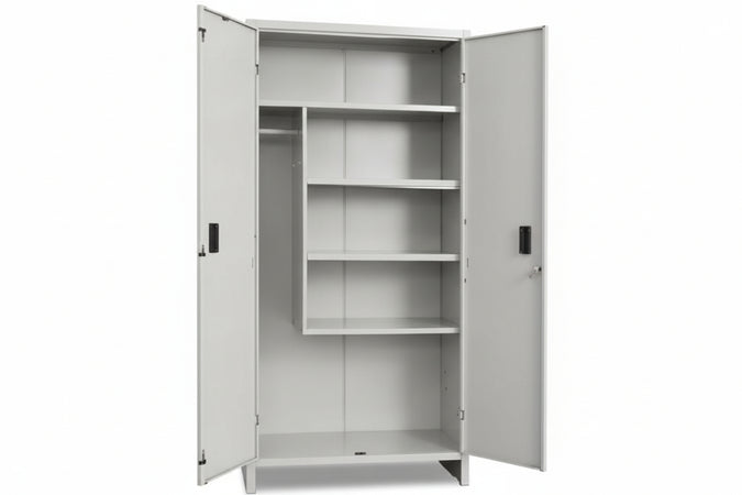 ARMADIO ARMADIETTO PORTASCOPE PRATIKO IN LAMIERA VERNICIATO CM 100x40xH175