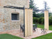 TENDA PER GAZEBO A BRETELLA IN COTONE CM.160X270H ECRU