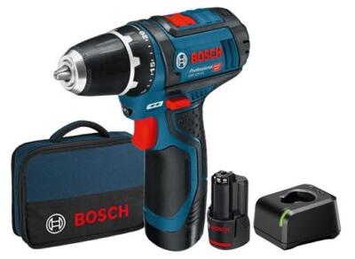 TRAPANI AVVITATORI A BATTERIA BOSCH GSR 12V-15 - 2 BATTERIE - POTENZA 12V