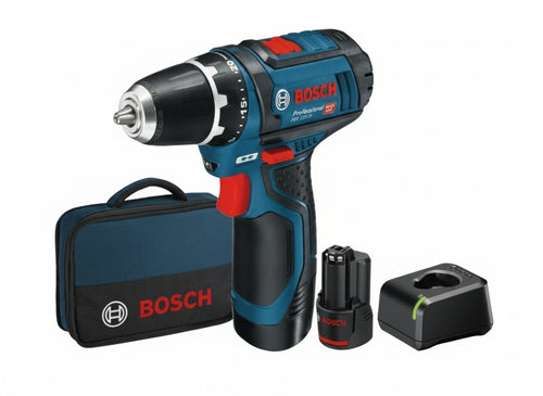 TRAPANI AVVITATORI A BATTERIA BOSCH GSR 12V-15 - 2 BATTERIE - POTENZA 12V