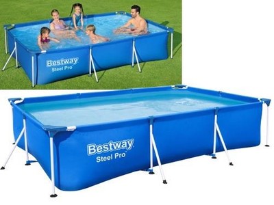 PISCINA FUORITERRA RETTANGOLARE ART. 56404 CM.300x201xH66 - CAPACITA' 3.300 LT