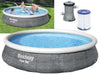 PISCINE FUORITERRA TONDE ANELLO RATTAN BESTWAY 57376 - CM.396xH84