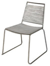 SEDIA DA GIARDINO IN ACCIAIO FINITURA EFFETTO PIETRA CM. 52X63X80H PEZZI 2