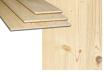 TAVOLE TAVOLA IN LEGNO DI ABETE ROSSO LAMELLARE PIALLATO