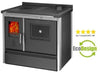 CUCINE STUFA A LEGNA K-LINE EXCLUSIVE INOX ANTRACITE - POTENZA 11,91 Kw