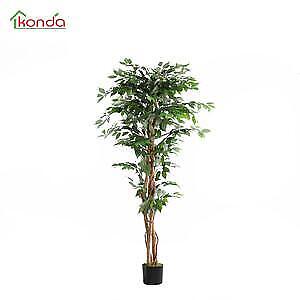 PIANTA Ornamentale Artificiale completa di base FICUS cm. 180 pz. 2