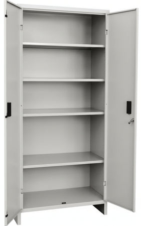 ARMADIO MULTIUSO IN LAMIERA VERNICIATA 2 ANTE TUTTOPIANI CM. 80x40x180H smontato