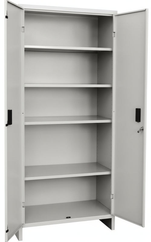 ARMADIO MULTIUSO IN LAMIERA VERNICIATA 2 ANTE TUTTOPIANI CM. 80x40x180H smontato