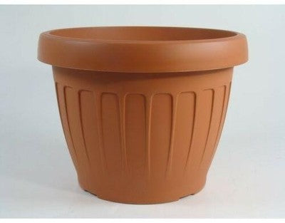 VASO FIORIERA TERRA DIAMTERO CM. 30X22H BAMA