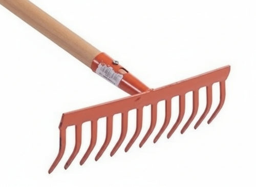 RASTRELLI RASTRELLO BRIXO LEGGERO CON MANICO 12 DENTI - 32CM GIARDINAGGIO