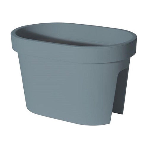 Vaso fioriera da balcone rettangolare per ringhiera da esterno per fiori e piante