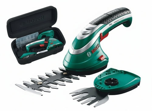 CESOIE CESOIA TAGLIAERBA TAGLIASIEPI BOSCH 3,6 V LITIO ISO III DOPPIA LAMA