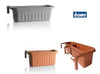 BALCONIERA PORTAVASO FIORIERA DA BALCONE RONDINE AGGANCI REGOLABILI CM 50x20x18