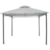 GAZEBO IN METALLO ECHOS MISURA 3X4MT COLORE ECRU' ARREDO GIARDINO ESTERNO GAZEBI