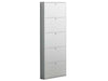 SCARPIERA SLIM 5 ANTE BIANCA NOBILITATO MELAMINICO CM.73X15X180 CM