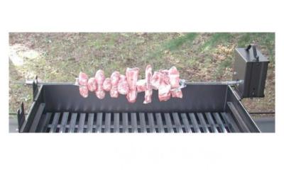KIT GIRARROSTO A BATTERIA PER BARBECUE CM. 85X14X16