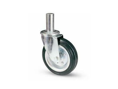 RUOTA GIREVOLE PER PONTEGGI IN GOMMA MM. 200  - MM. 40x190