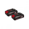 KIT EINHELL 2 BATTERIE TWINPACK 18V DA 2,5 ah POWER X CHANGE