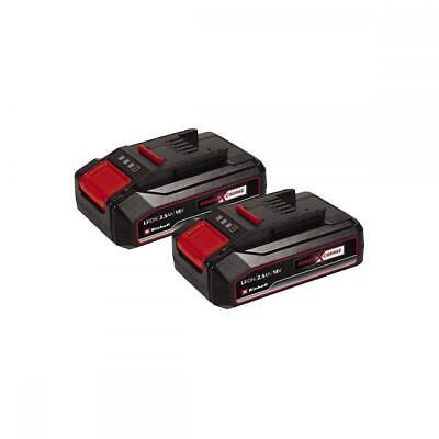 KIT EINHELL 2 BATTERIE TWINPACK 18V DA 2,5 ah POWER X CHANGE