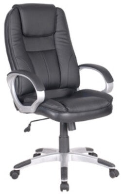 POLTRONA DIREZIONALE MOD.1426 COLORE NERO OSCILLANTE GIREVOLE