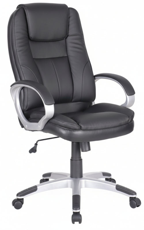 POLTRONA DIREZIONALE MOD.1426 COLORE NERO OSCILLANTE GIREVOLE