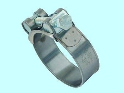 15 PZ FASCETTE FASCETTA STRINGITUBO A BULLONE PER TUBI 52-55MM - BULLONE M8