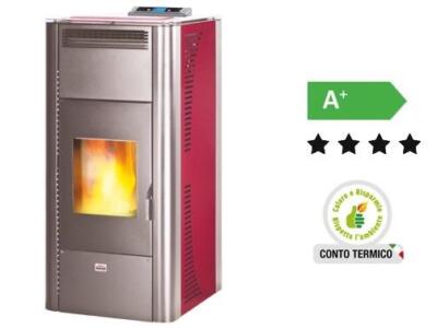 TERMOSTUFE A PELLET A PELLET QUEEN IDRO 20 POTENZA 18,22Kw - CM.65x57xH127