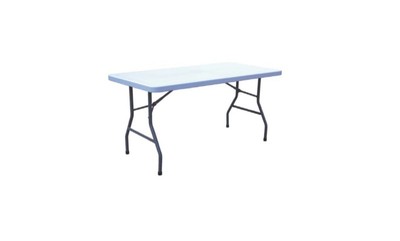 TAVOLO IN POLIETILENE RETTANGOLARE RIPIEGHEVOLE CM. 183X76X74H PESO KG. 15