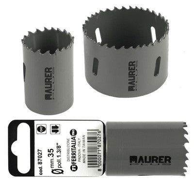 FRESA A TAZZA BIMETALLICA PER METALLI LEGNO PVC ALLUMINIO PLUS DIVERSE MISURE