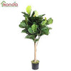 PIANTA Ornamentale Artificiale completa di base FICUS LYRATA cm. 125 pz. 4