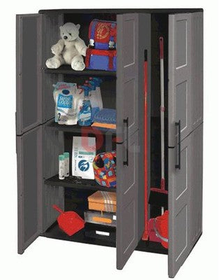 ARMADIO PORTATUTTO IN POLIPROPILENE cm 102 x 37 x H 163 ARREDO CASA GIARDINO