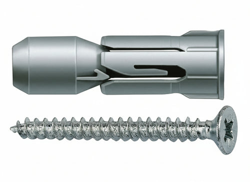 TASSELLI TASSELLO FISCHER PD S CON VITE PER CARTONGESSO PD10S - 10x28 MM-PZ.50