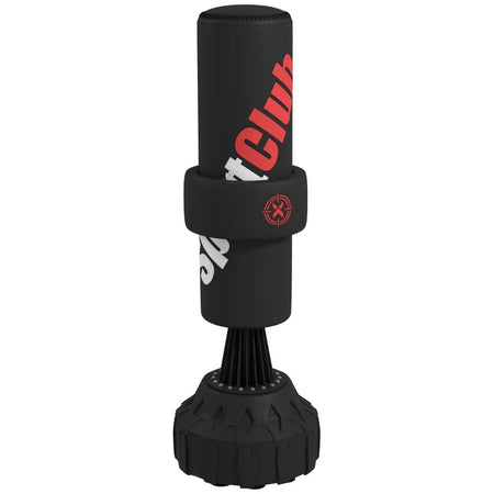 Sacco da Boxe da Terra Autoportante con Bersaglio Regolabile, Base Riempibile e Ventose, Nero  YQ1A91-302V00BKYQ1