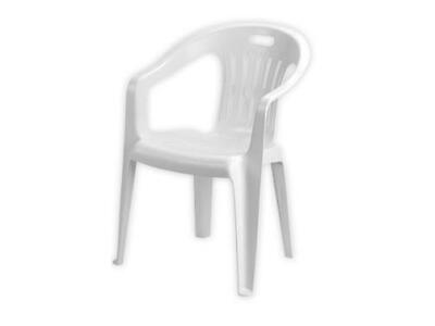 SEDIE RESINA PIONA BIANCHE CM.56x55xH78