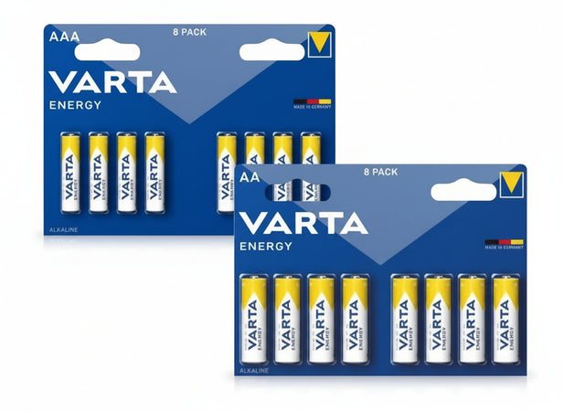 BATTERIE PILE VARTA ENERGY STILO E MINISTILO CF. DA 8 PZ